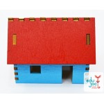 Puzzle 3D casuta colorata 